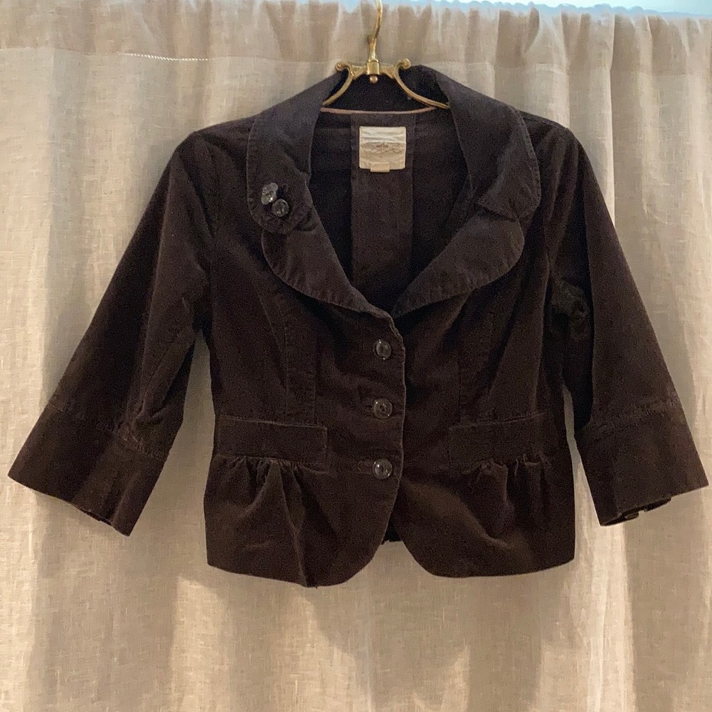 Anthropologie "Gidra" 3/4 sleeve Jacket